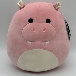 SQUISHMALLOWS 11” Ridelle The Pink Hippo Plush Toy stuffed animal squishmallow